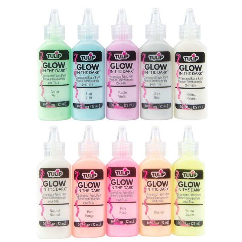 Afbeelding laden in galerijviewer, Tulip • 3d textielverf 22ml glow in the dark 10st.
