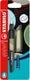 Stabilo flow - vulpen - monochrome - khaki + 1 inkt cartridge