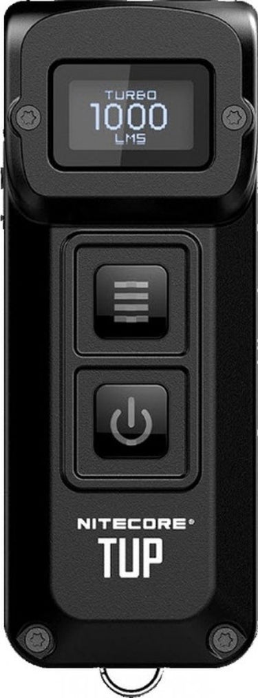 Nitecore tup sleutelhangerlamp oplaadbaar zwart