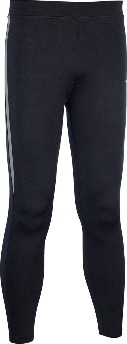 Avento runningbroek heren - reflective stripe - zwart zilver - l