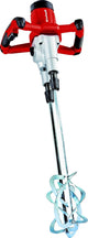 Einhell elektrische verf- mortelmenger te-mx 1600-2 ce twin - 1600 w - 180-750 t min regelbaar - incl. 2x mengstaaf voor mortel