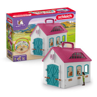 Afbeelding laden in galerijviewer, Schleich horse club open stal 42703
