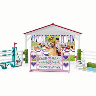 Afbeelding laden in galerijviewer, Schleich 42440 paardenboerderij met huis en stal
