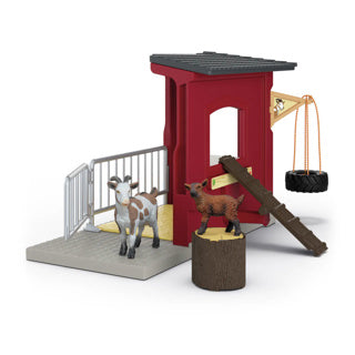 Afbeelding laden in galerijviewer, Schleich farm world geitenstal 42726
