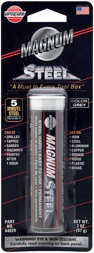 Versachem magnum steel epoxy 57g - metaal afdichting - staal - reparatie