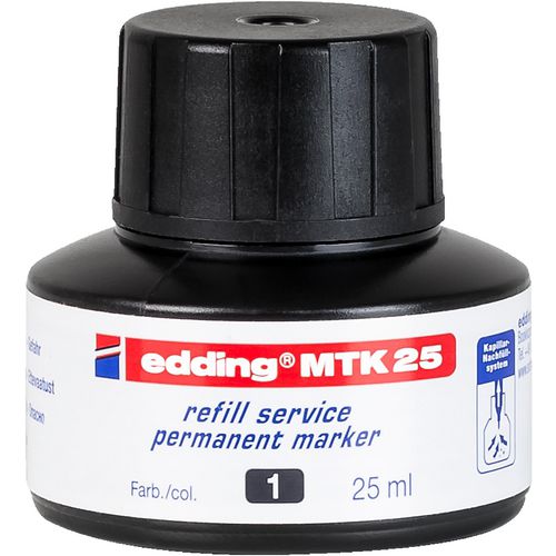 Navulinkt edding mtk25 25ml zwart