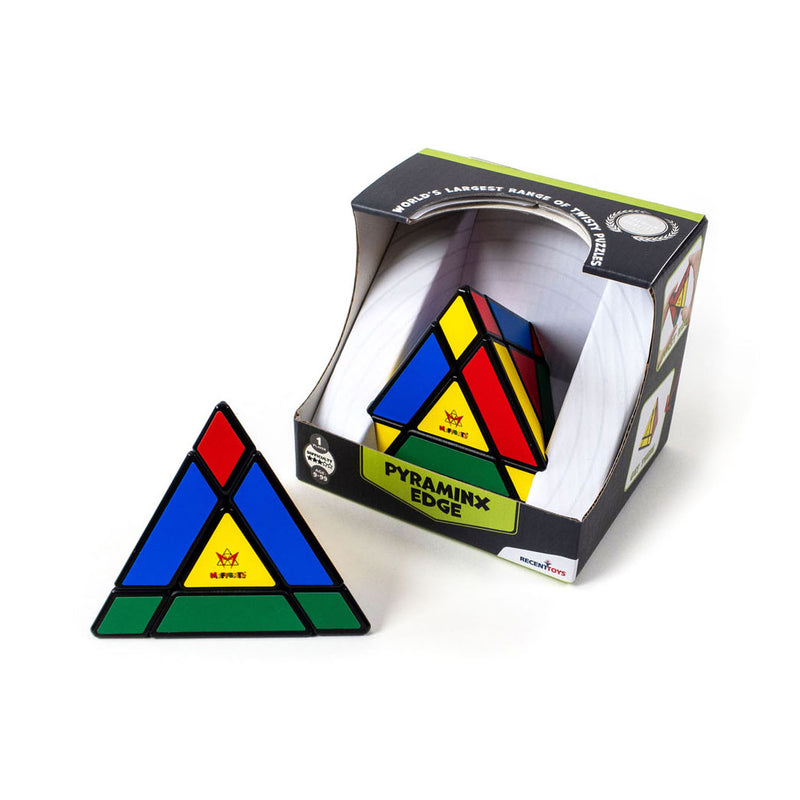 Afbeelding laden in galerijviewer, Recent toys meffert’s pyraminx edge – piramide breinbreker – draaipuzzel waarbij alleen de randen bewegen – vanaf 7 jaar
