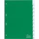 Blanco tabbladen durable 6221 10 tabs 6 gaten groen