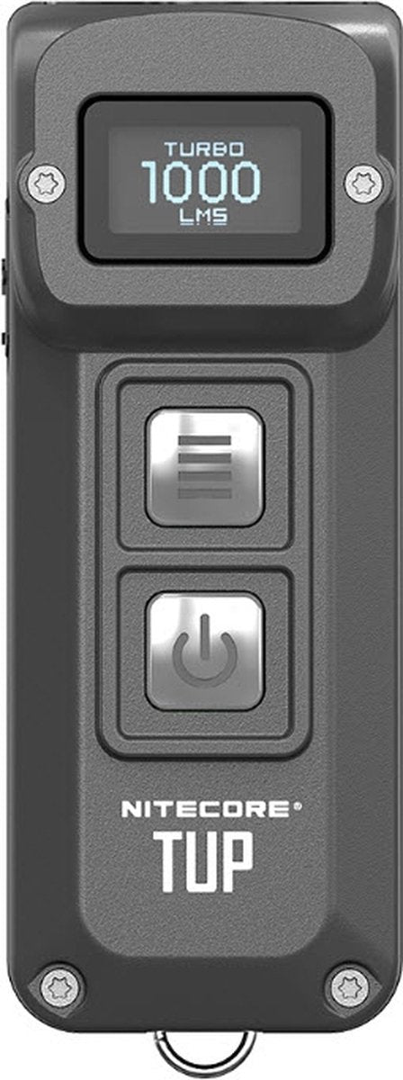 Nitecore tup sleutelhangerlamp oplaadbaar grijs