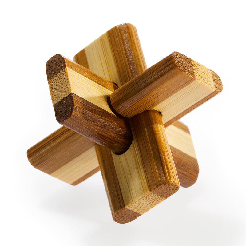 Afbeelding laden in galerijviewer, Eureka 3d bamboo breinpuzzel doublecross **
