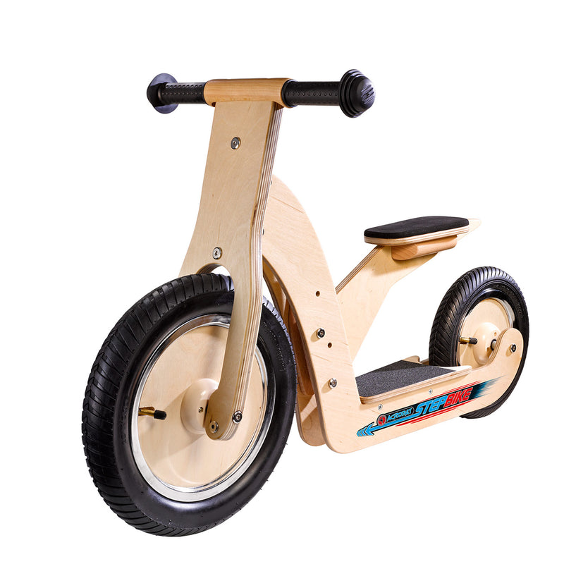 Afbeelding laden in galerijviewer, Acrobat Houten StepBike, 2in1
