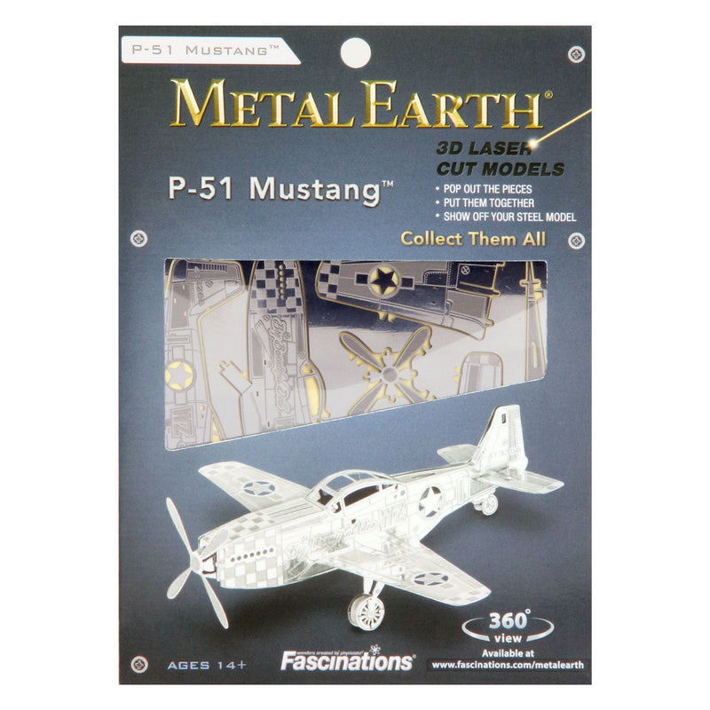 Afbeelding laden in galerijviewer, Eureka metal earth mustang p-51

