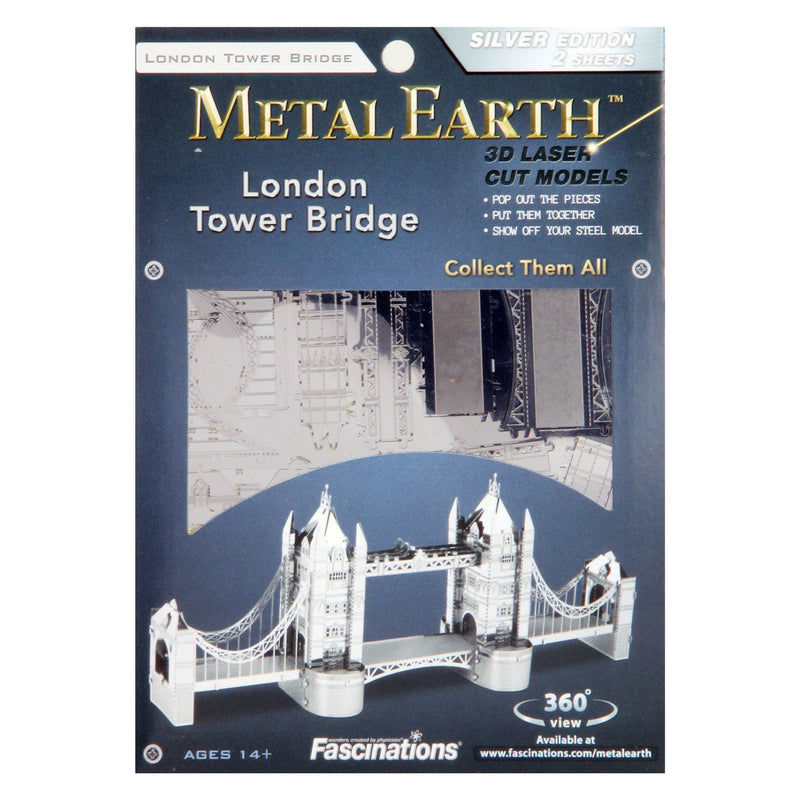 Afbeelding laden in galerijviewer, Eureka metal earth london tower bridge zilver editie
