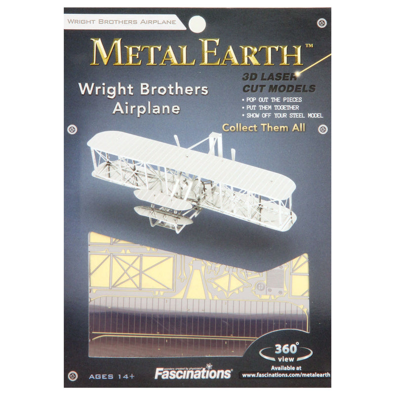 Afbeelding laden in galerijviewer, Eureka metal earth wright brothers airplane
