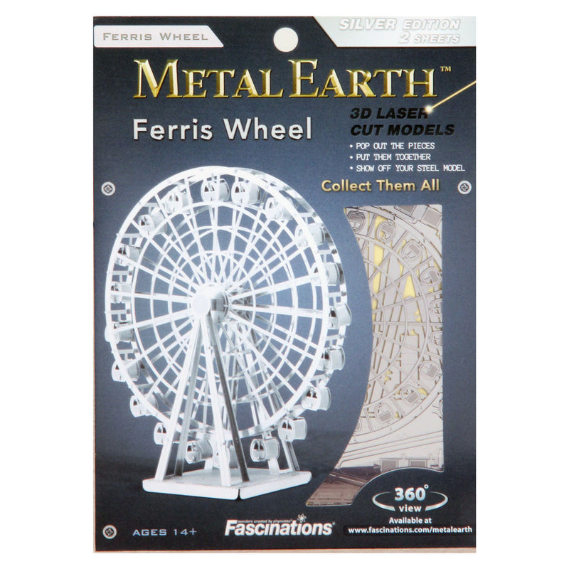 Afbeelding laden in galerijviewer, Eureka metal earth ferris wheel zilver editie
