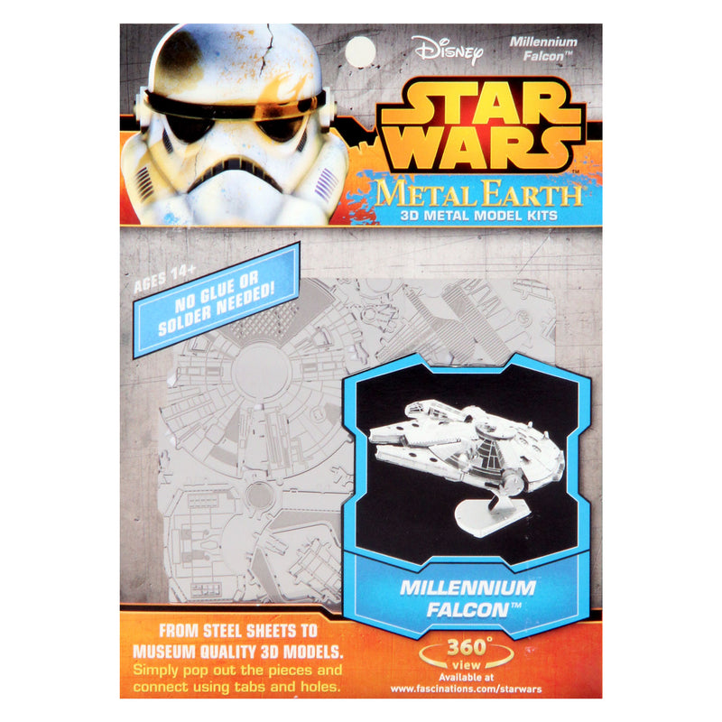 Afbeelding laden in galerijviewer, Eureka metal earth star wars millennium falcon
