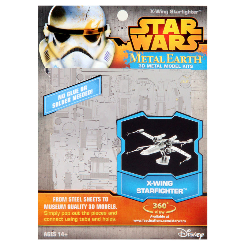 Afbeelding laden in galerijviewer, Eureka metal earth star wars x-wing
