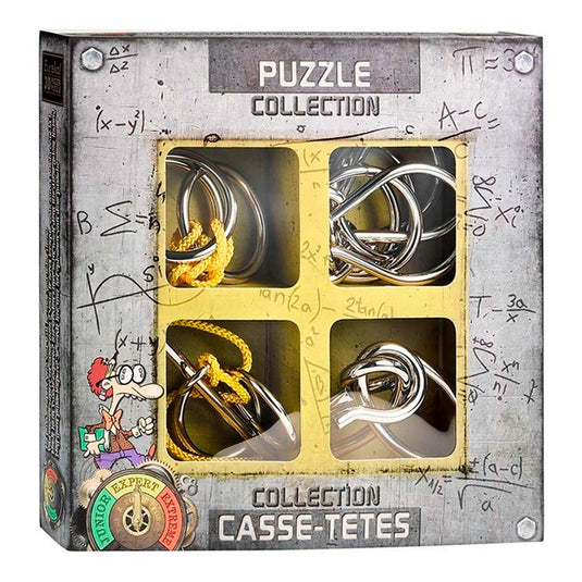 Eureka metalen breinpuzzels expert, 4st.