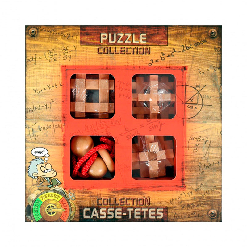 Afbeelding laden in galerijviewer, Eureka houten breinpuzzels extreme, 4st.
