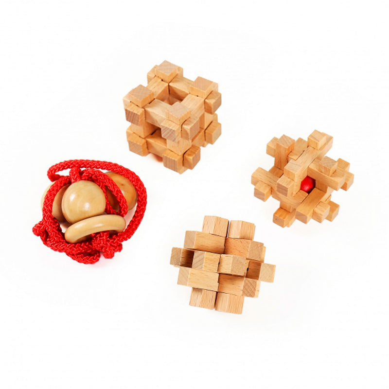 Afbeelding laden in galerijviewer, Eureka houten breinpuzzels extreme, 4st.
