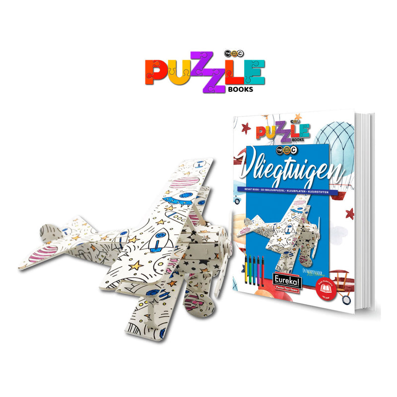 Afbeelding laden in galerijviewer, Eureka 3d puzzel books - vliegtuigen
