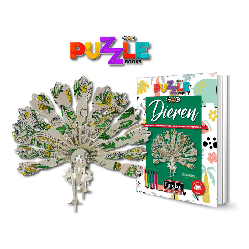 Afbeelding laden in galerijviewer, Eureka 3D Puzzel Books Dieren
