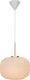 Nordlux milford 30-hanglamp-e27-opaal glas wit