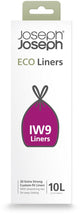 Joseph joseph eco liners afvalzakken grijs - iw9 - 10 l - 20 stuks