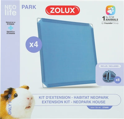 Afbeelding laden in galerijviewer, Zolux neolife neopark cavia uitbereidingsset gesloten panelen
