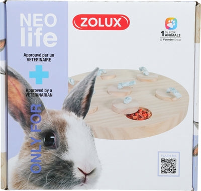 Afbeelding laden in galerijviewer, Zolux neolife treat tray konijn hout
