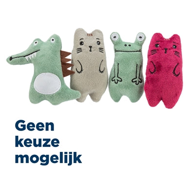 Afbeelding laden in galerijviewer, Trixie dieren pluche met catnip assorti
