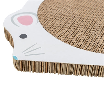 Afbeelding laden in galerijviewer, Trixie junior krabmat muis met catnip wit
