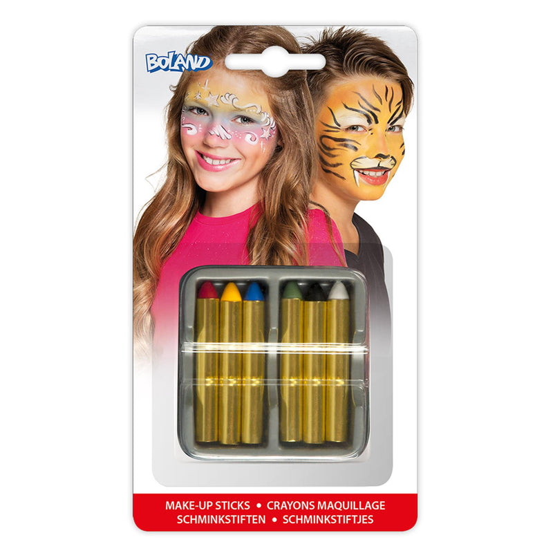 Afbeelding laden in galerijviewer, Boland set 6 schminkstiftjes 6 kleuren (1,6 g)
