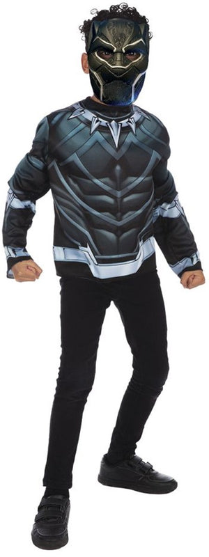 Marvel black panther top and mask costume child 134 140