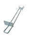 Simson tego dubbele haak () 30cm met prijsschild