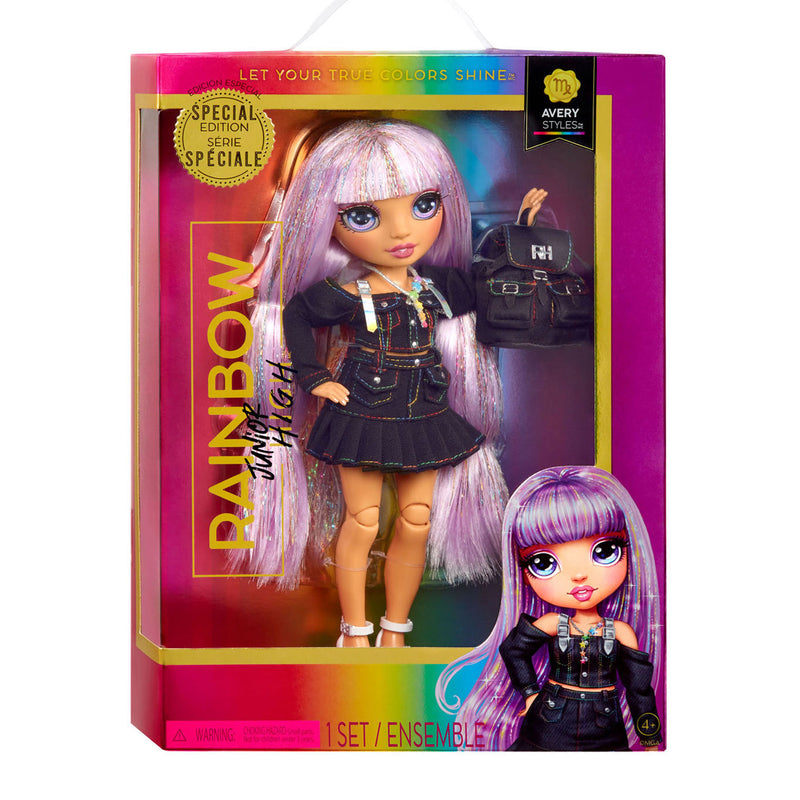 Afbeelding laden in galerijviewer, Rainbow high Rainbow High Junior High Modepop Avery
