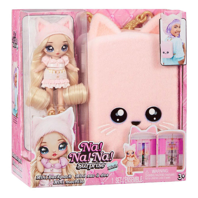 Afbeelding laden in galerijviewer, Mga entertainment na! na! na! surprise speelset met mini rugzak - parijse kitten
