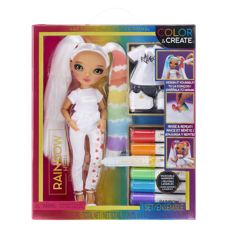 Afbeelding laden in galerijviewer, Rainbow high Rainbow High Color Create Fashion Modepop Groen
