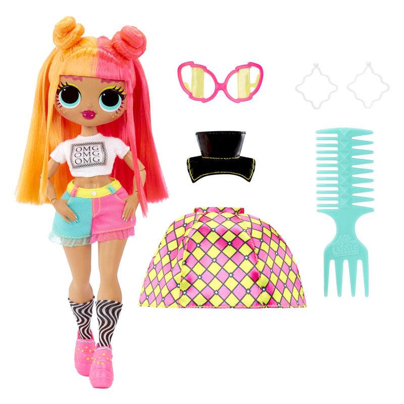 Afbeelding laden in galerijviewer, L.o.l. surprise! omg hos-pop - 25 cm - neonlicious
