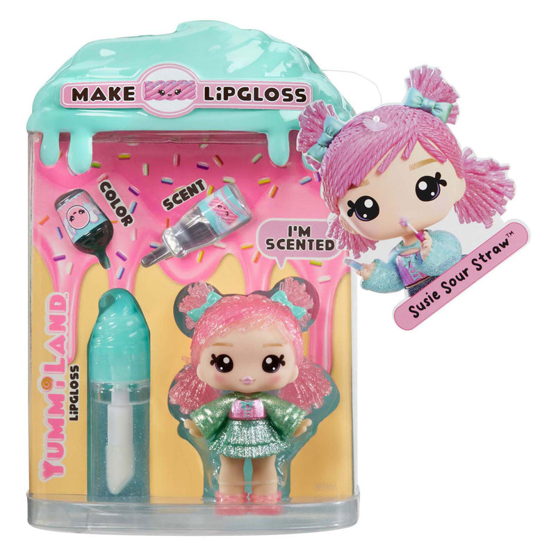 Afbeelding laden in galerijviewer, Yummiland pop - susie sour straw met lipgloss set
