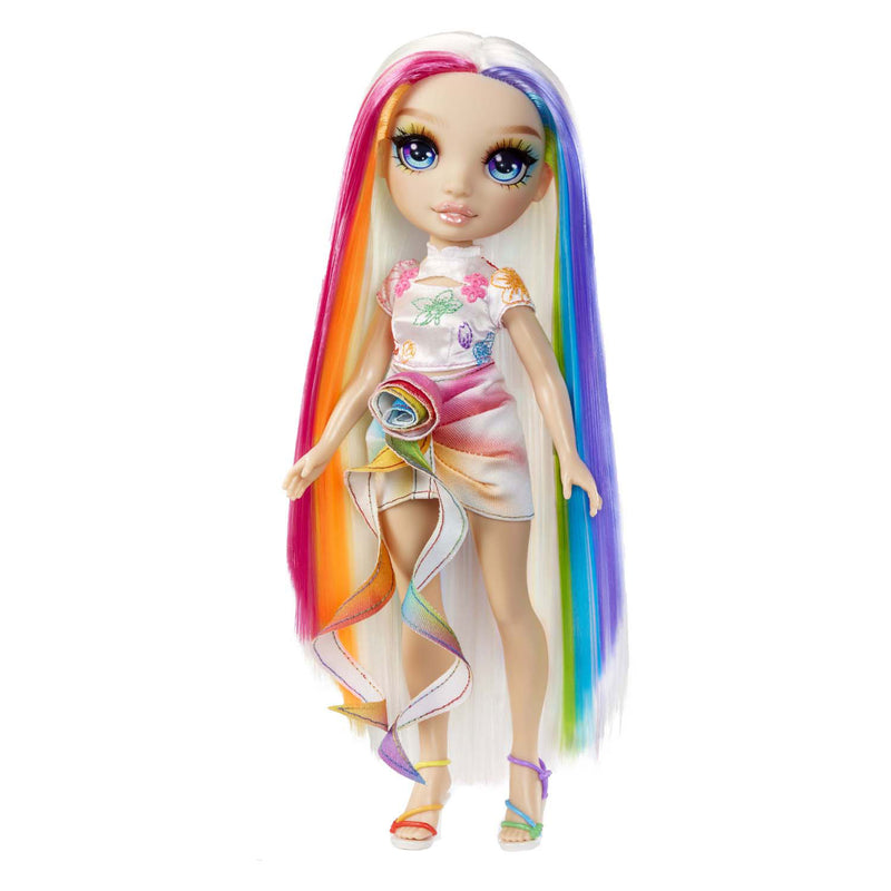Afbeelding laden in galerijviewer, Mga entertainment rainbow high modepop met haarkrijt - amaya regenboog
