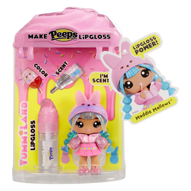Afbeelding laden in galerijviewer, Mga entertainment yummiland pop - easter marsha peeps roze met lipgloss set
