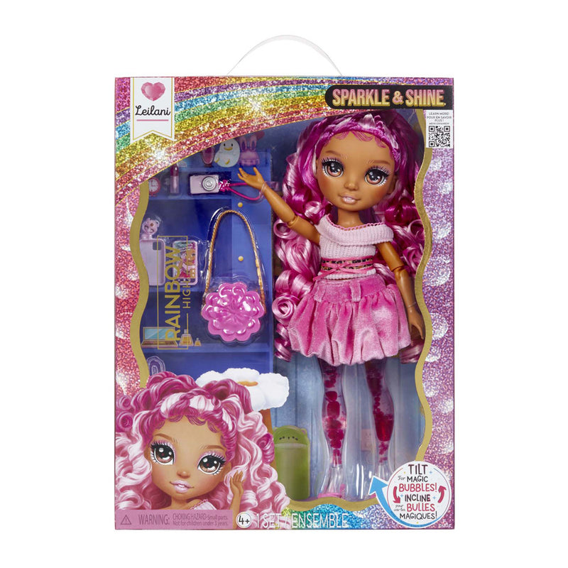 Afbeelding laden in galerijviewer, Rainbow high sparkle shine modepop roze
