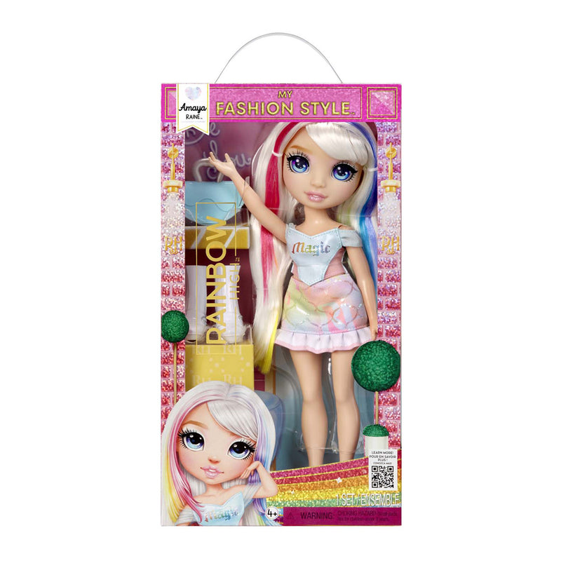 Afbeelding laden in galerijviewer, Rainbow high my fashion style-modepoppen - amaya
