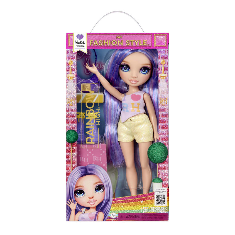 Afbeelding laden in galerijviewer, Rainbow high my fashion style panenka - violet - uni
