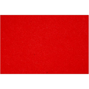 Creativ company cc craft felt, sheet 42x60 cm, thickness 3 mm, red, 1 sheet