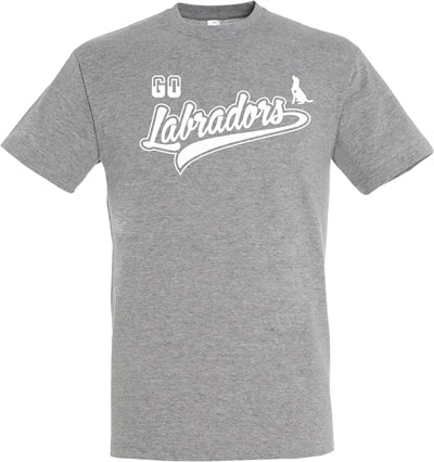 Afbeelding laden in galerijviewer, T-shirt go labradors grijs
