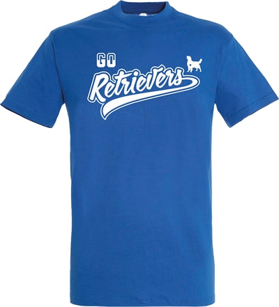 Afbeelding laden in galerijviewer, T-shirt go retrievers blauw
