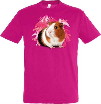 Afbeelding laden in galerijviewer, T-shirt cavia fuchsia
