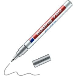 Paintmarker edding 780 zilver 0,8 mm naaldpunt